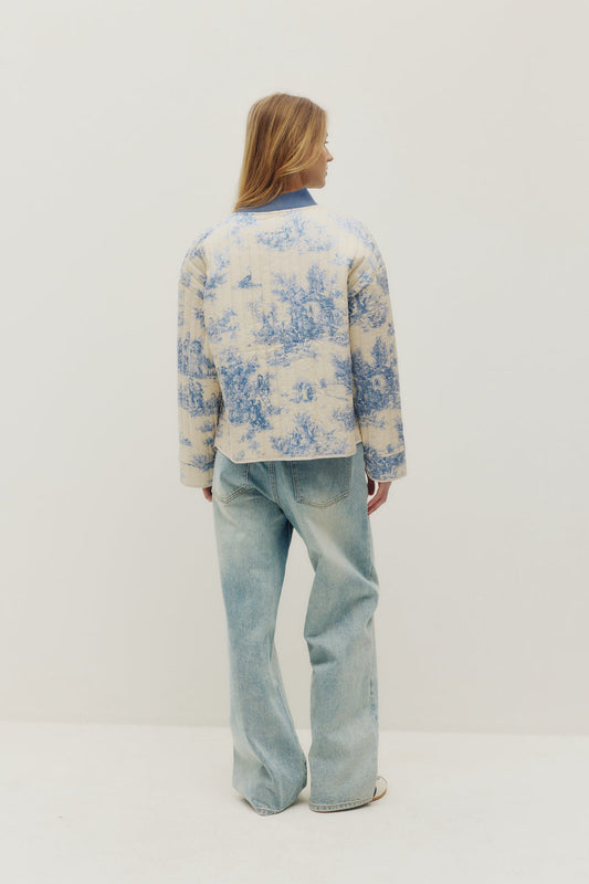 Porcelain Quilt Jacket - POR