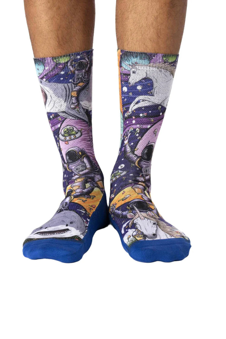 Psychedelic Space Mission Sock - MUL