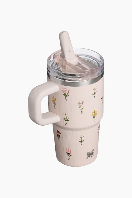 Quencher ProTour Flip Straw 20 oz - Rose Quartz Bouquets - RQB