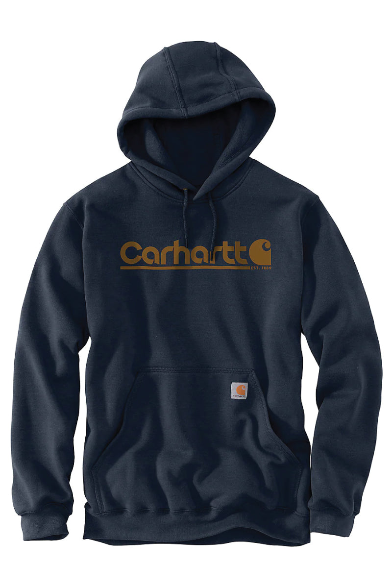 CARHARTT Men s Rain Defender Logo Graphic Sweatshirt Below The Belt Below The Belt Store