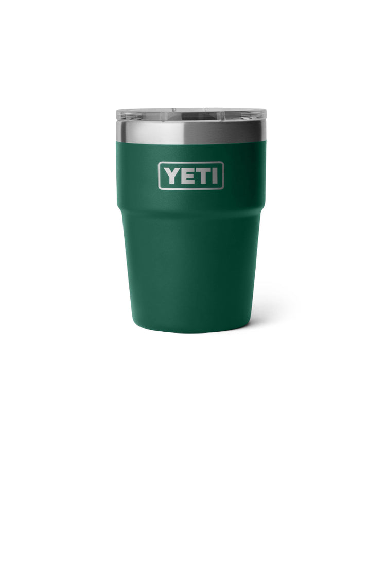 Rambler 16 oz Stackable Cup - Black Forest Green - BFG