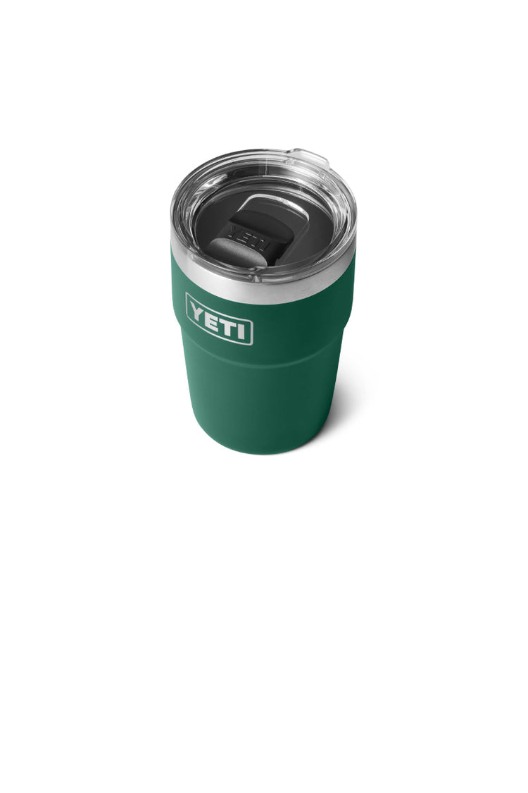 Rambler 16 oz Stackable Cup - Black Forest Green - BFG
