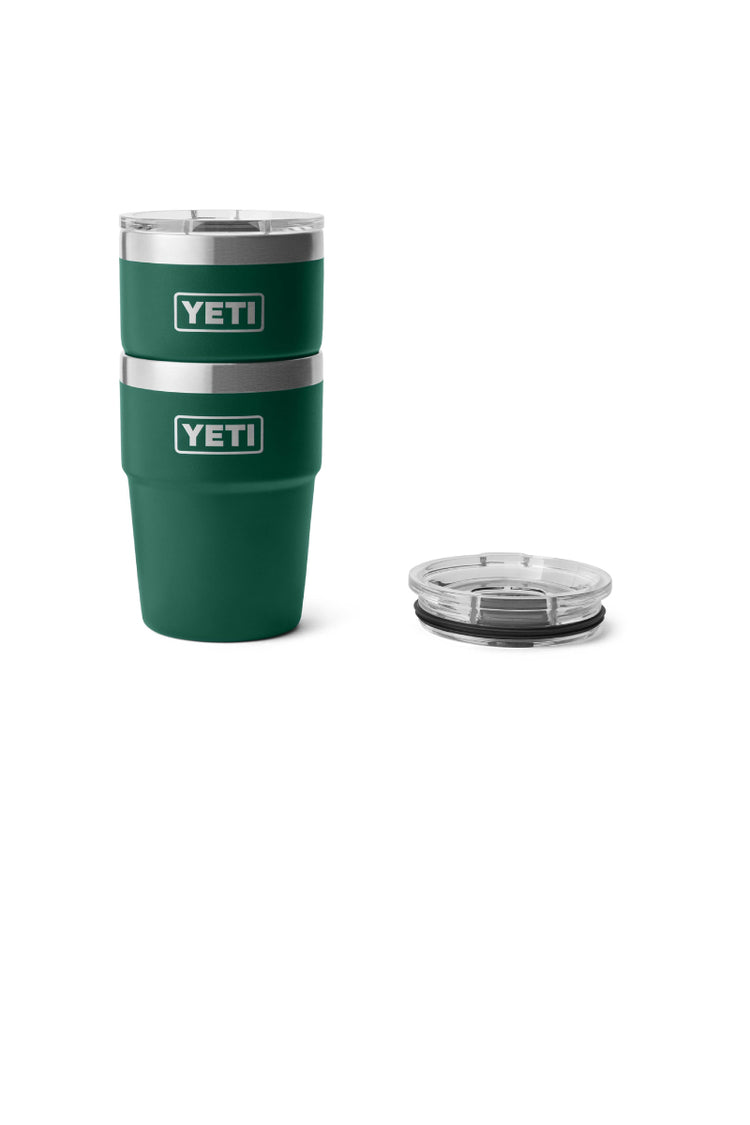 Rambler 16 oz Stackable Cup - Black Forest Green - BFG