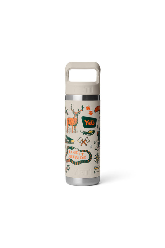 Rambler 18 oz Straw Bottle - Cape Summer Camp - CSC