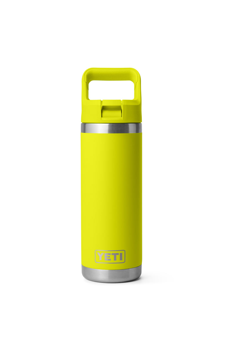 Yeti Rambler 18 oz Straw Bottle - Firefly Yellow | Below The Belt