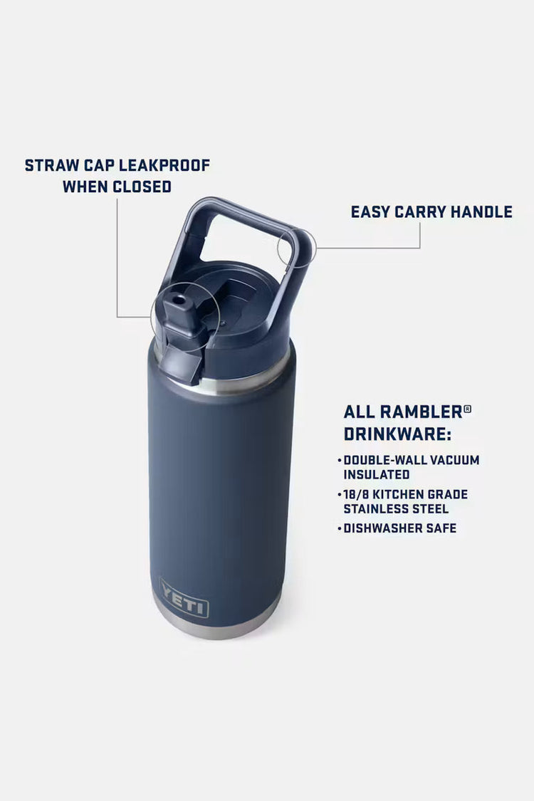Rambler 18 oz Straw Bottle - Grasshopper - GHP