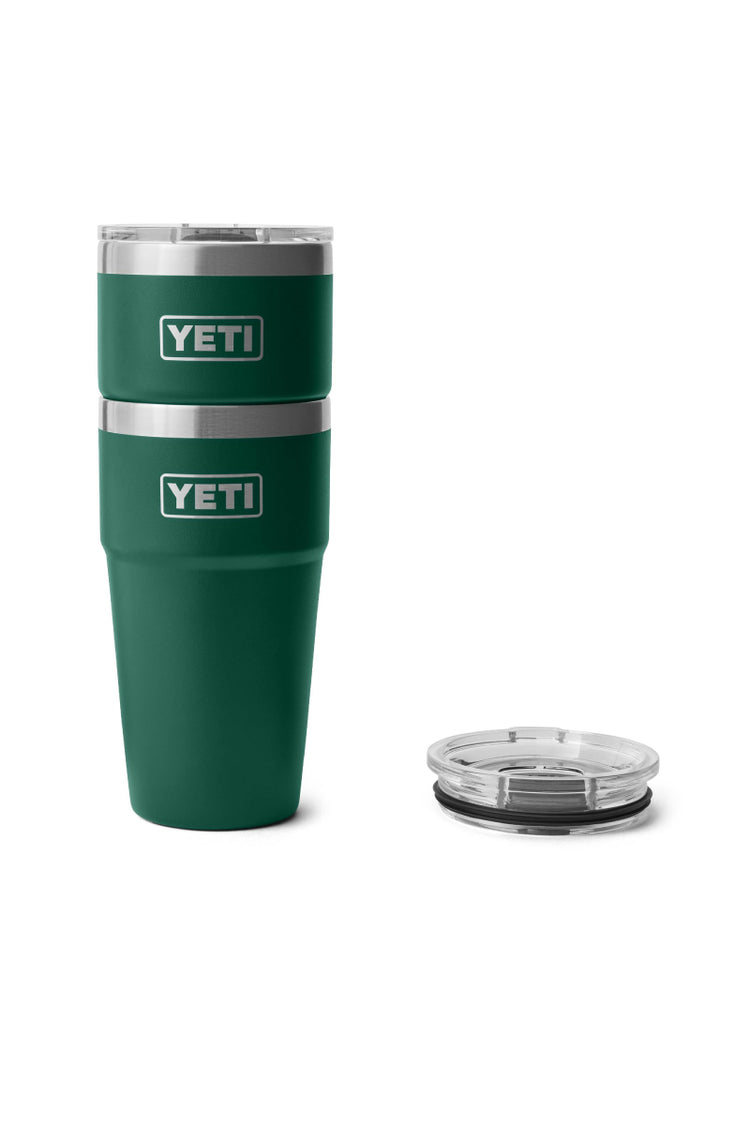 Rambler 20 oz Stackable Cup - Black Forest Green - BFG