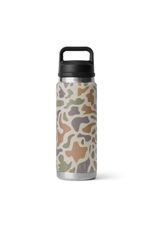 Rambler 26 oz Bottle with Chug Cap - Tan Camo - TNC