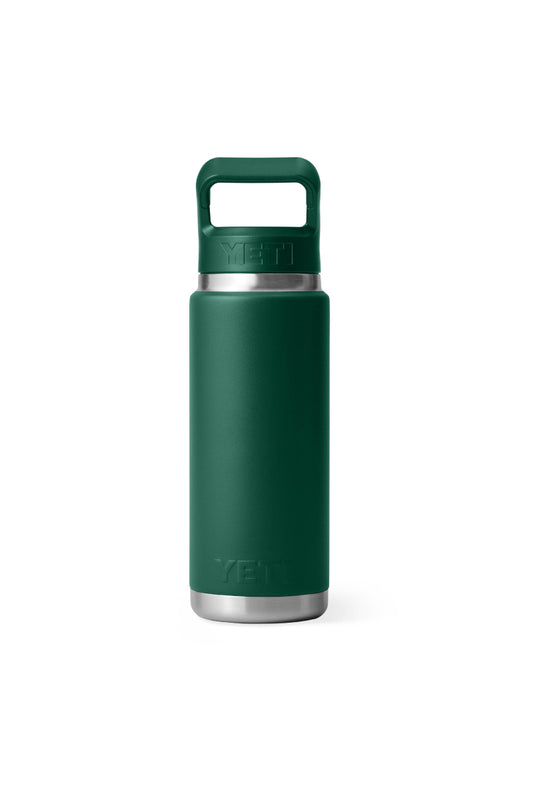 Rambler 26 oz Straw Bottle - Black Forest Green - BFG