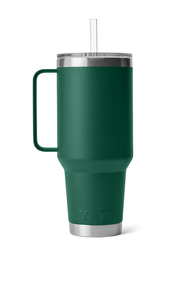 Rambler 42 oz Straw Mug - Black Forest Green - BFG