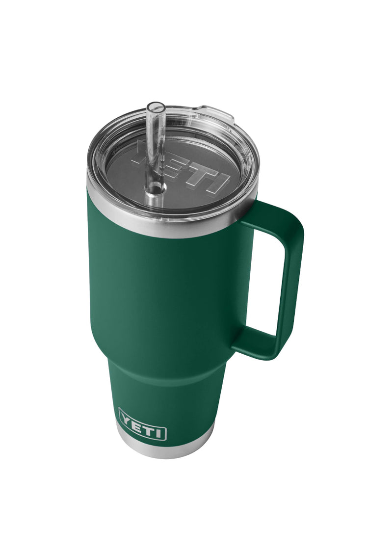 Rambler 42 oz Straw Mug - Black Forest Green - BFG