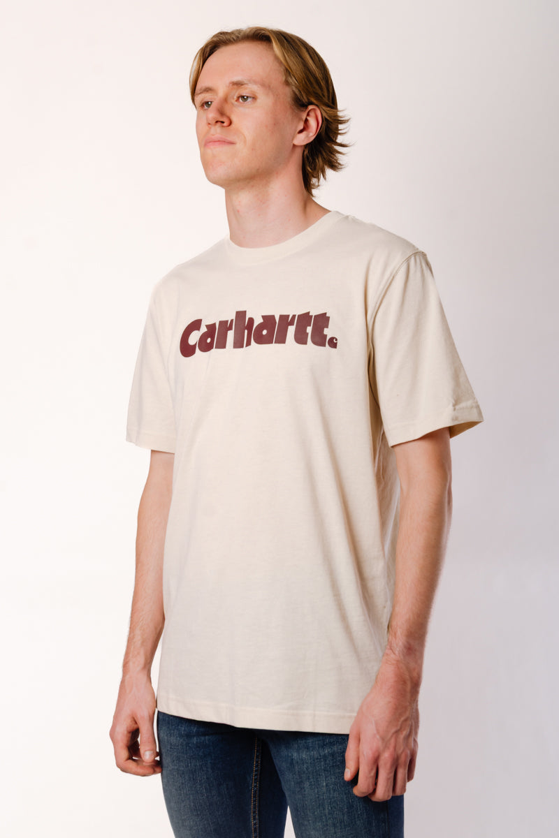 Relaxed Fit Lightweight Logo Tee - OAT