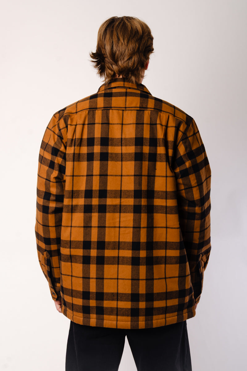 Relaxed Flannel Sherpa - Brown