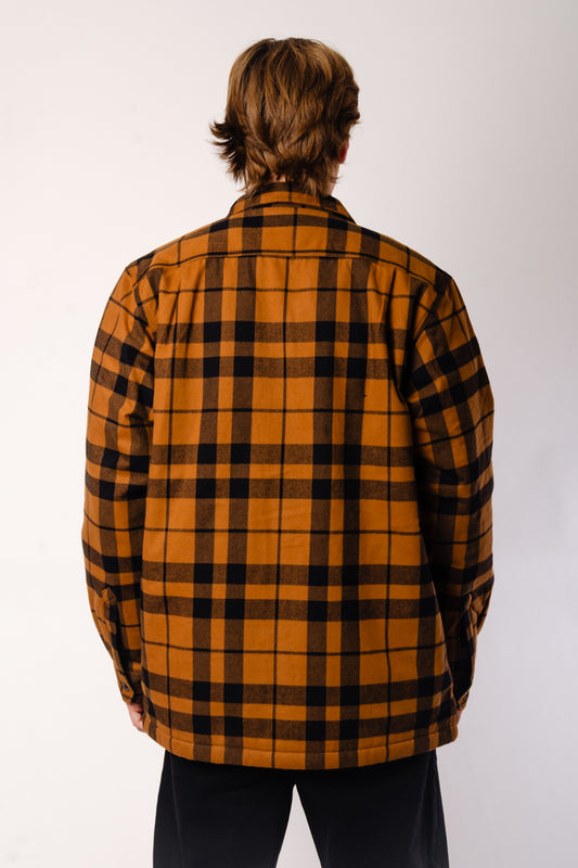 Relaxed Flannel Sherpa - Brown