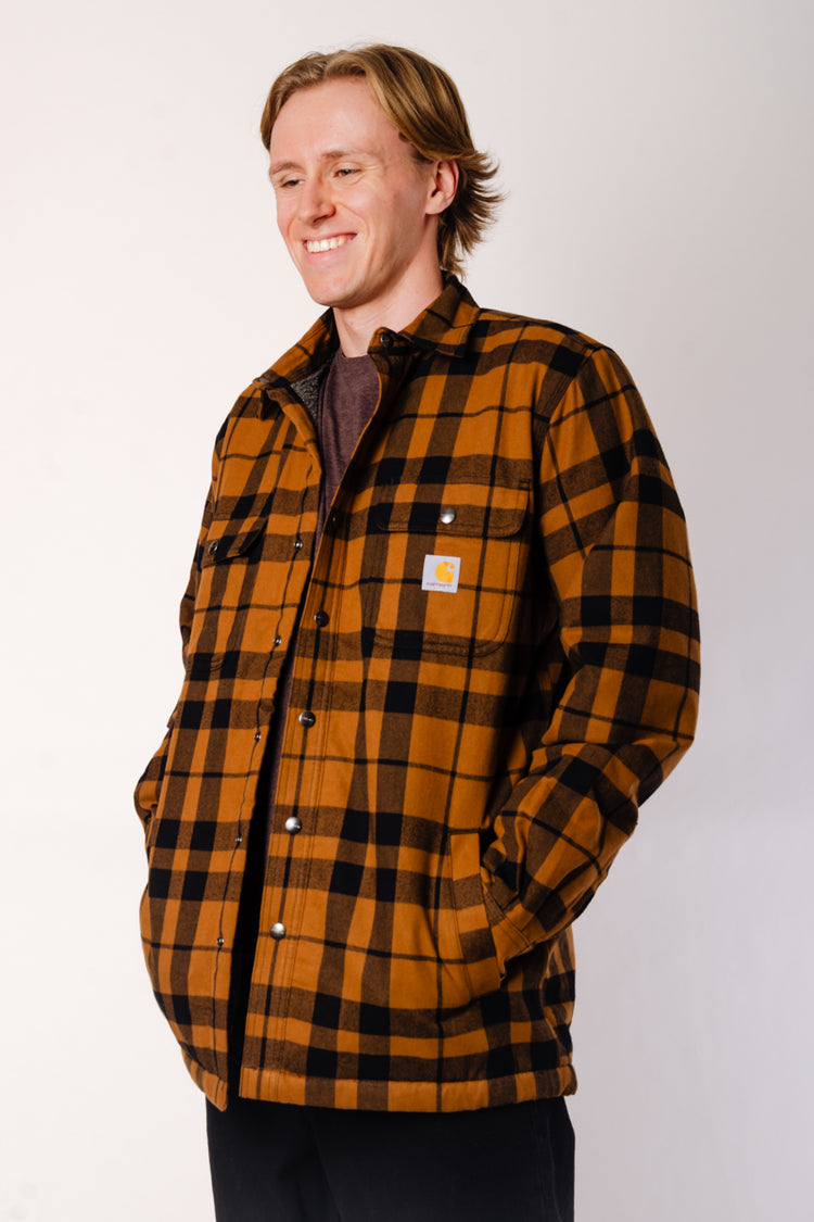 Relaxed Flannel Sherpa - Brown