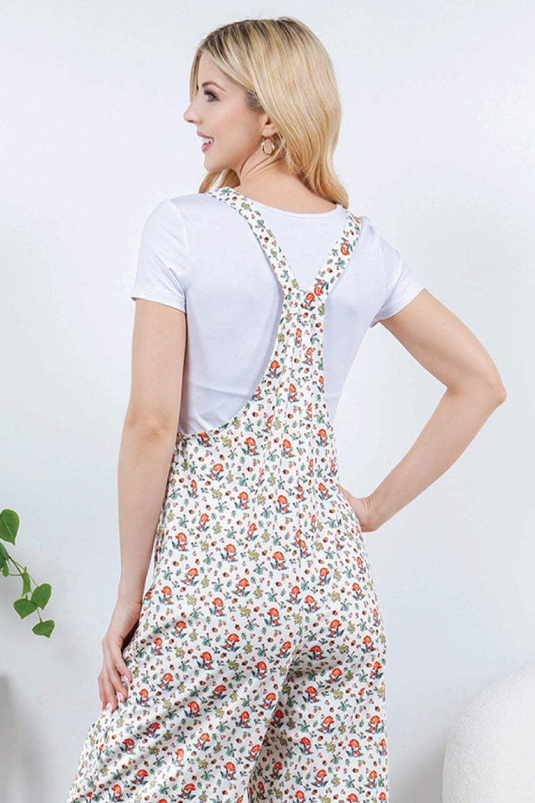 Retro Mushroom Corduroy Overall - MSH