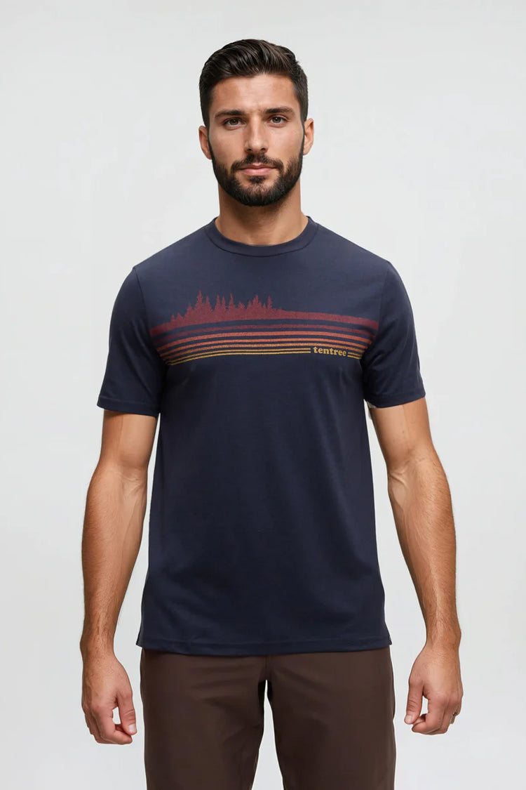 Retro Treeline Tee - MBL