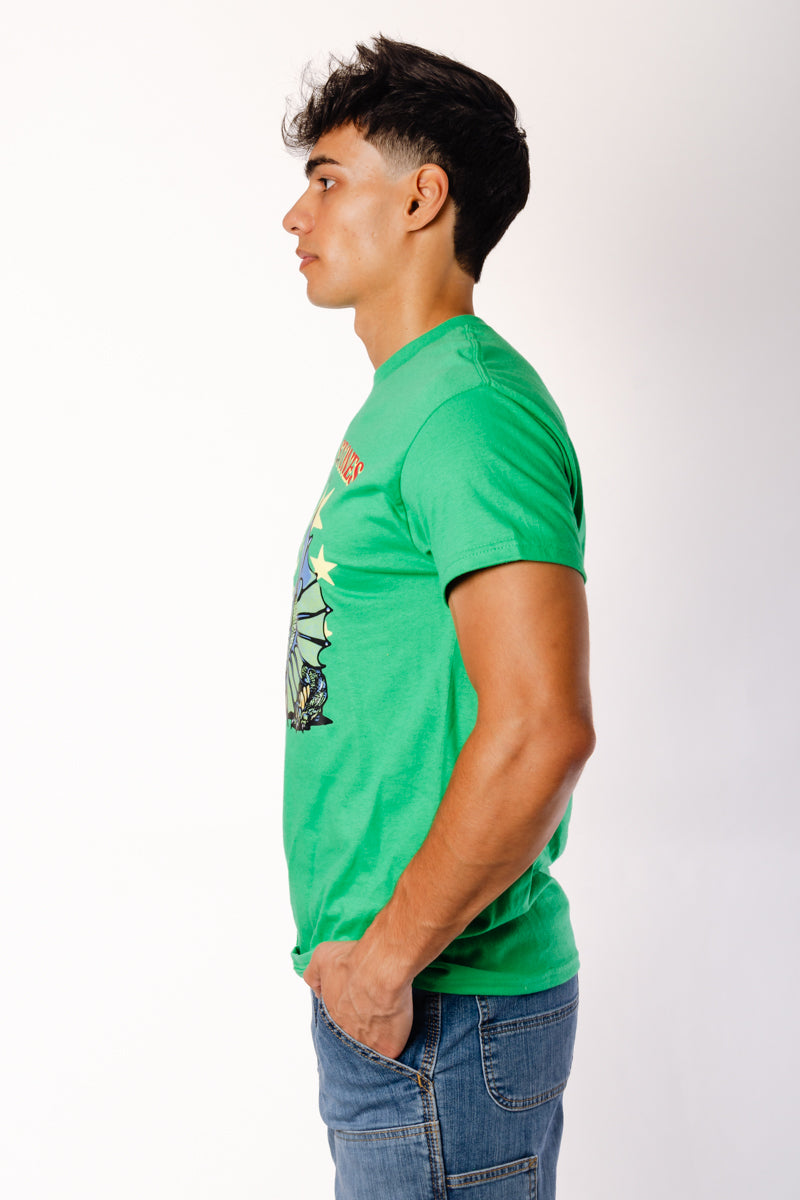 Unisex Rolling Stones Dragon Tee - GRN