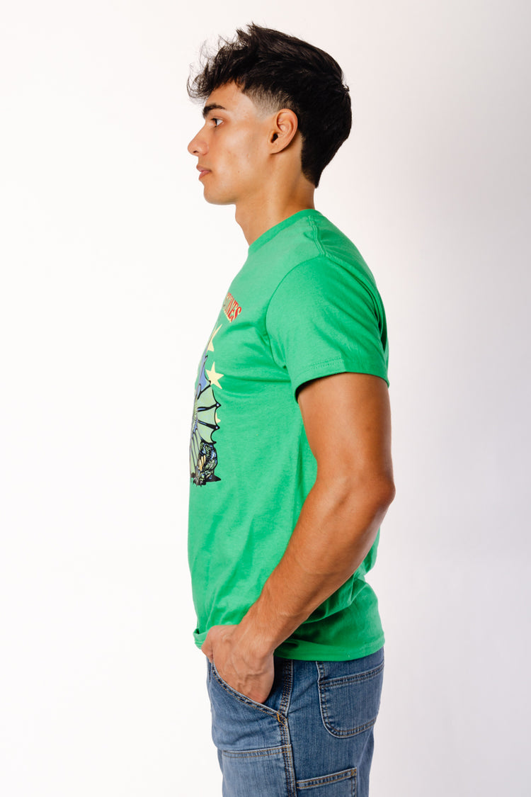 Unisex Rolling Stones Dragon Tee - GRN