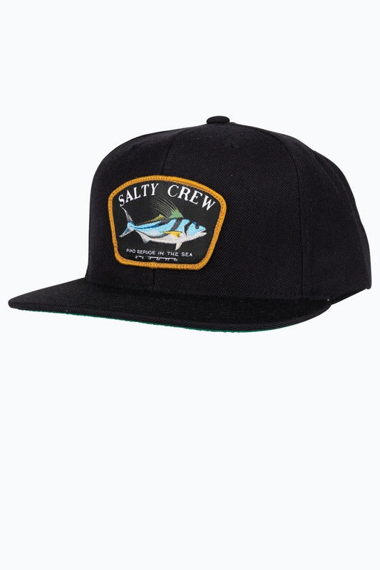 Rooster 6 Panel Hat - BLK