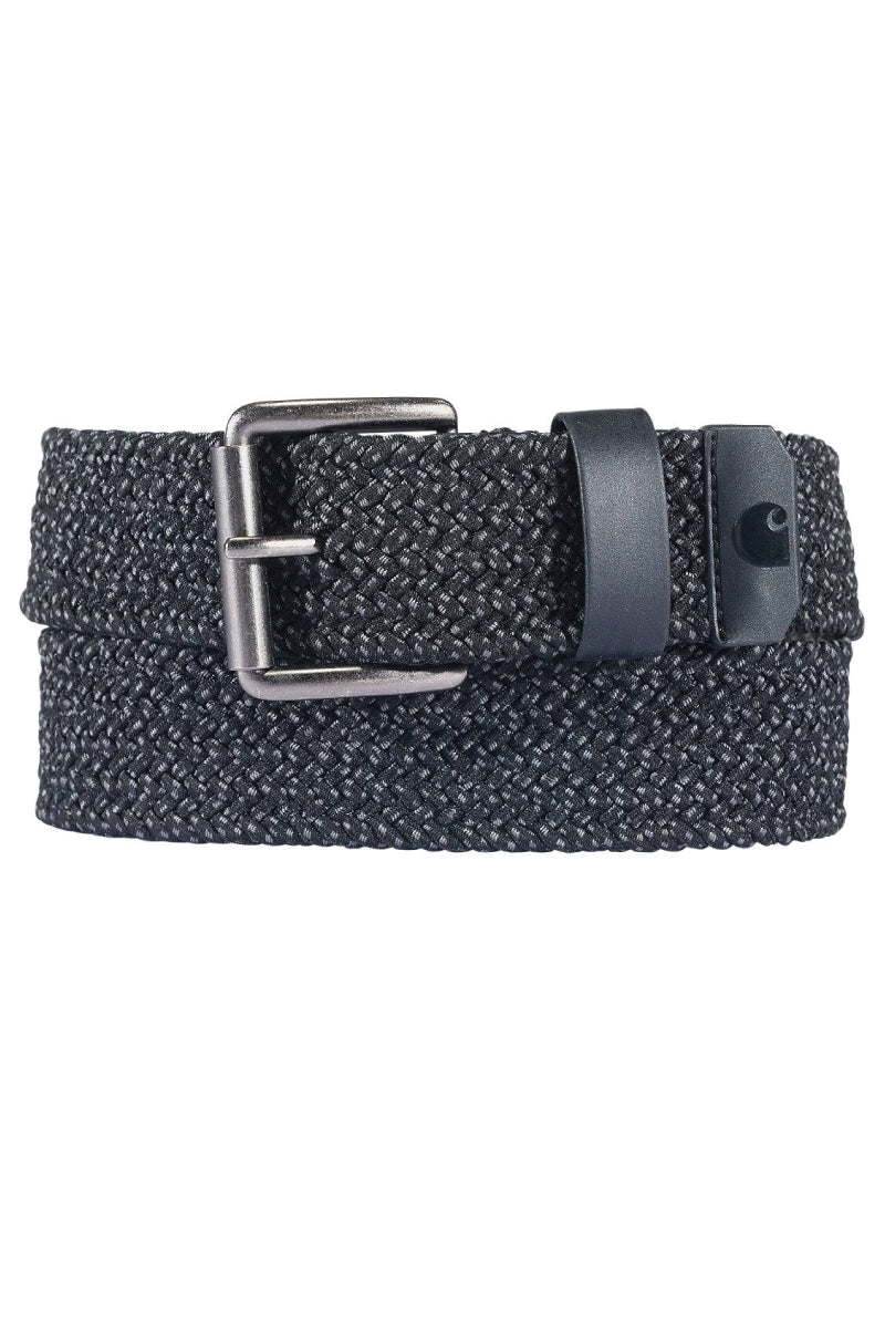 Rugged Flex Nylon Cord Braided Belt - BLK