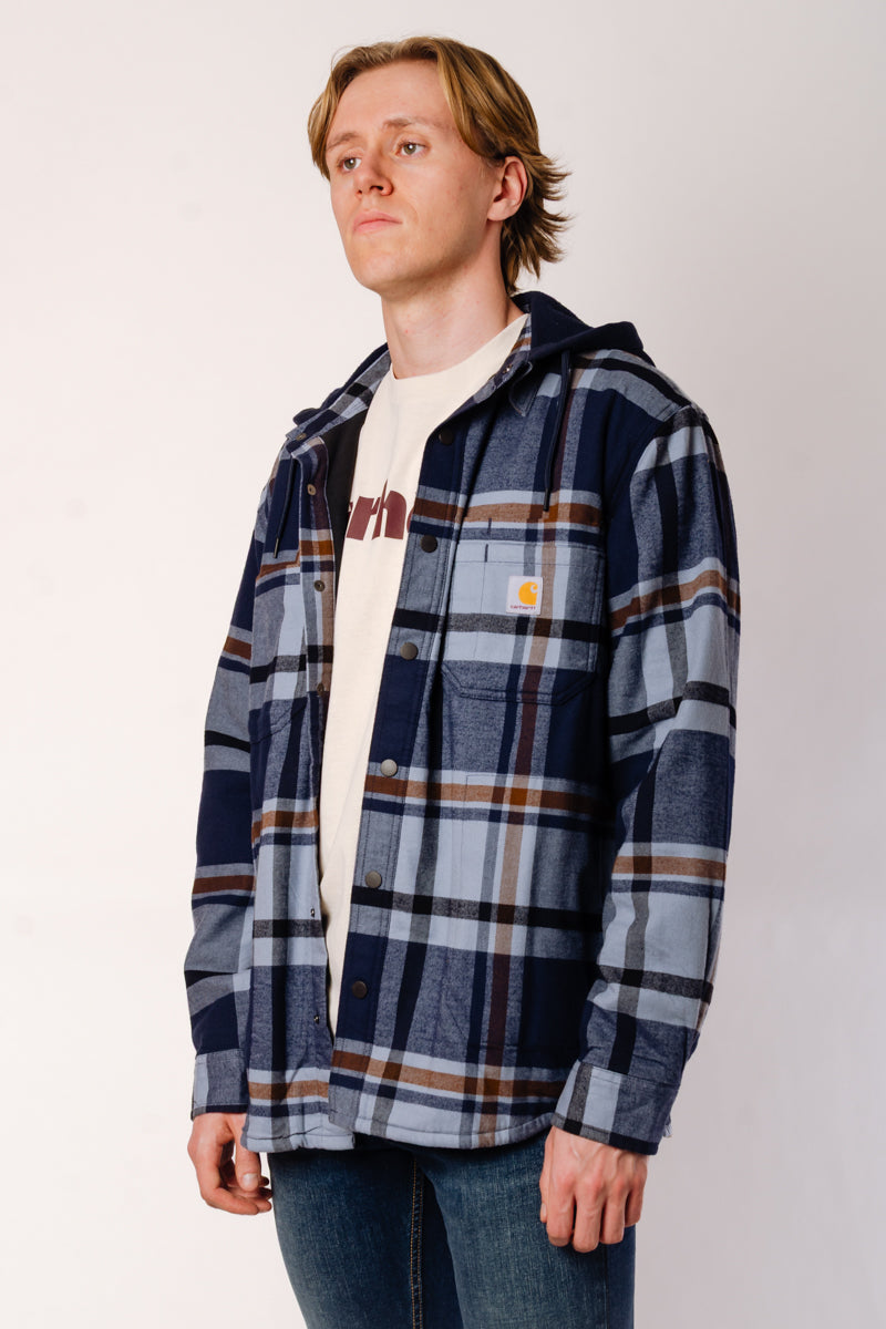 Rugged Relaxed Flannel Shacket - NVY