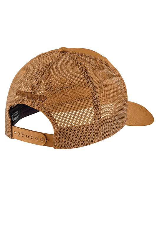 Rugged Twill Mesh Cap - Brown