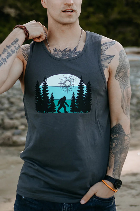 Sasquatch Green Stroll Tank - HVY