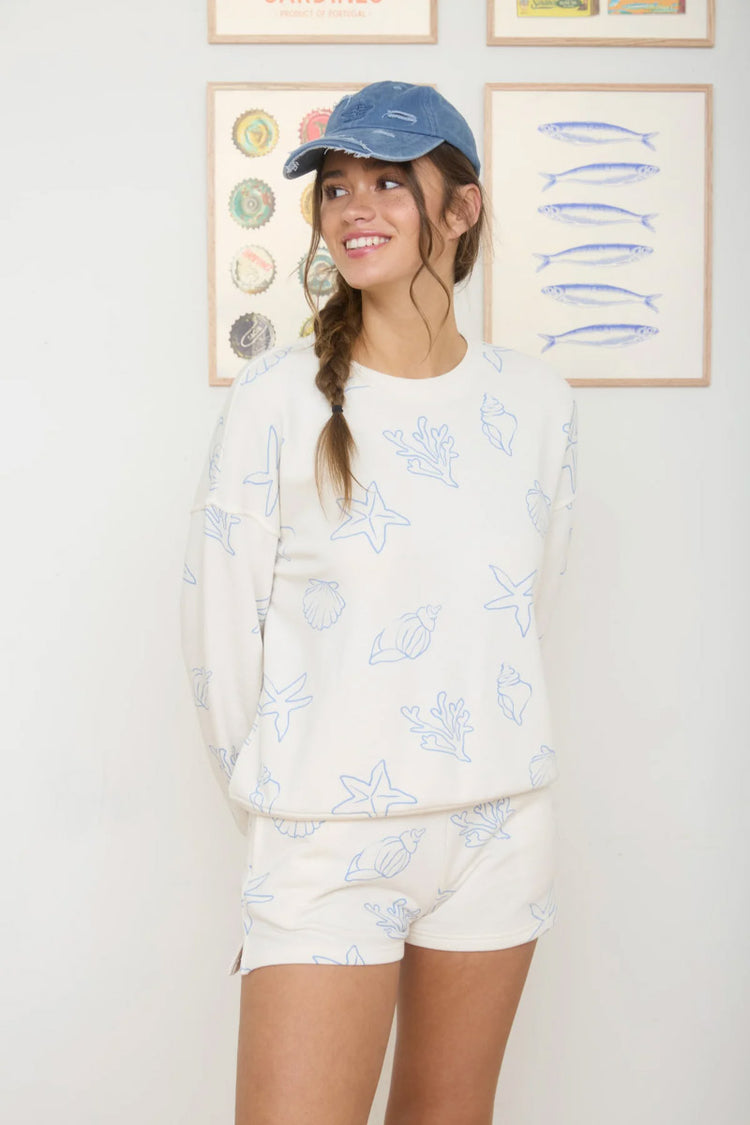 Sea Motif Sweatshirt - IVR