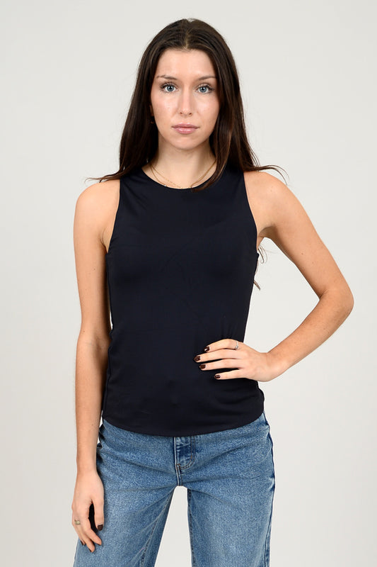 Second Skin Maria Muscle Tank - BLK