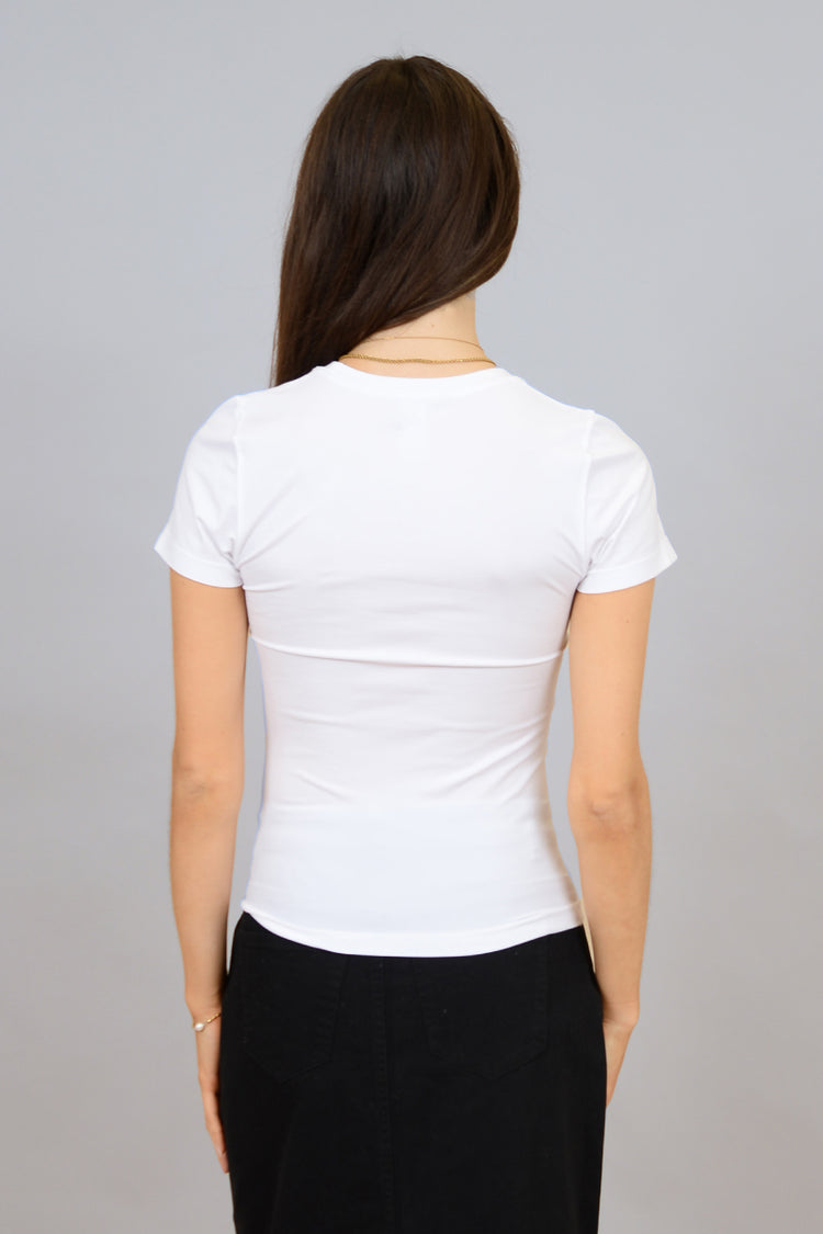 Second Skin Roxis Tee - WHT