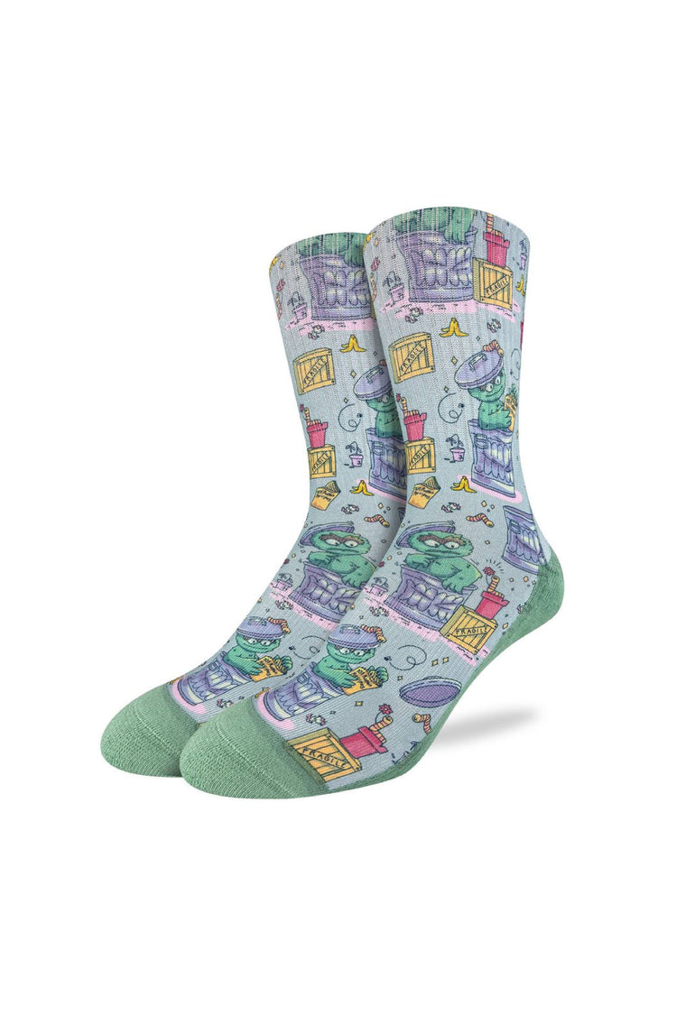 Sesame Street Oscar The Grouch Socks - MUL