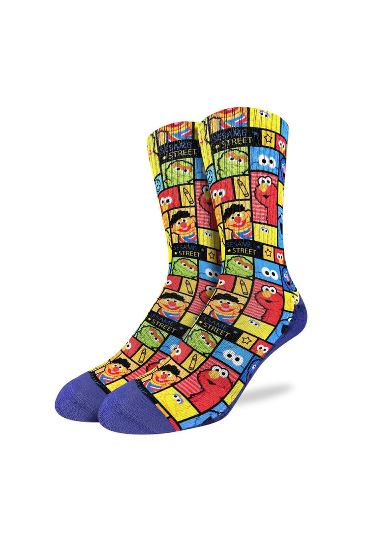 Sesame Street Patterns Socks - MUL