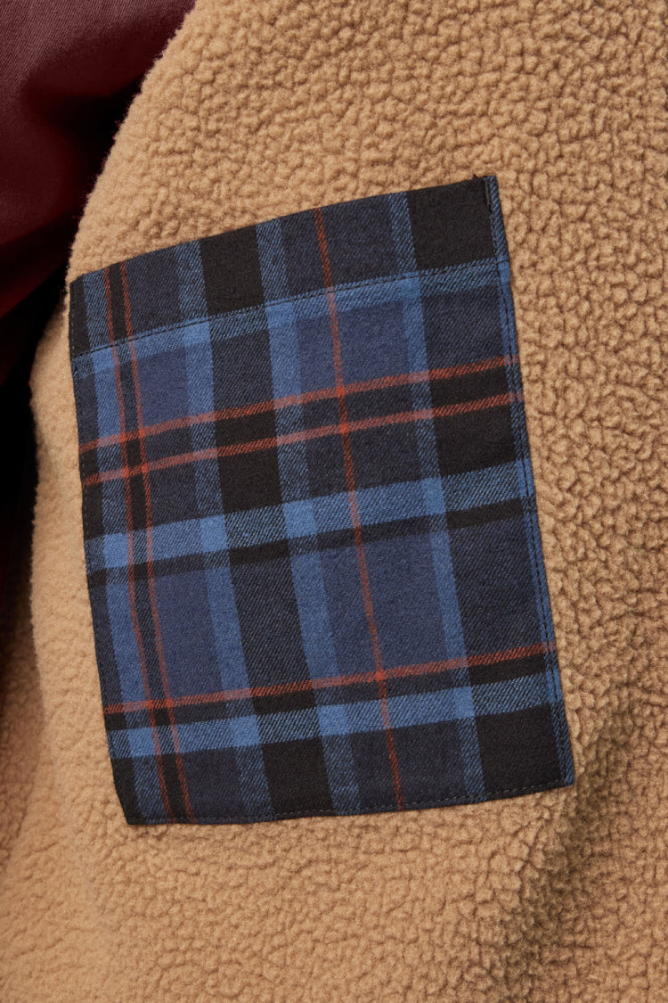 Sherpa Lined Flannel Jacket - NVA