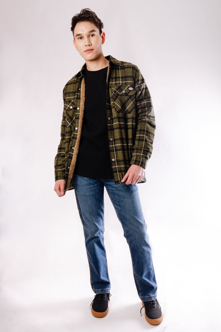 Sherpa Lined Flannel Jacket - TGR