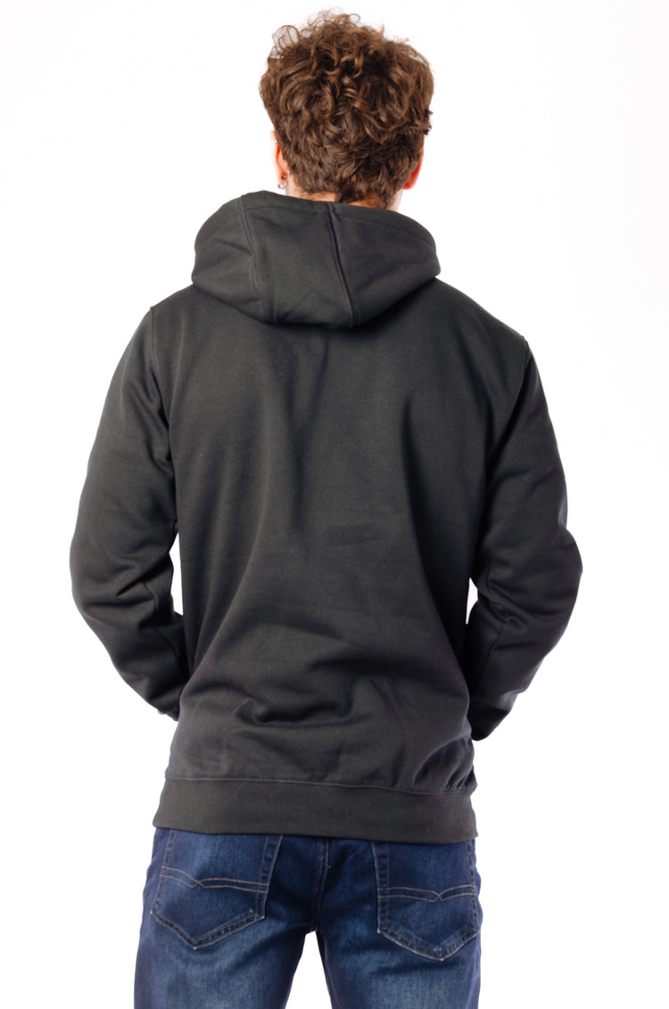 Logo Sleeve Hoodie - BLK