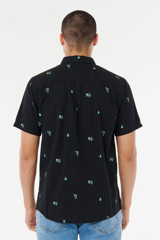 Skelly Breach Short Sleeve Shirt - BLK