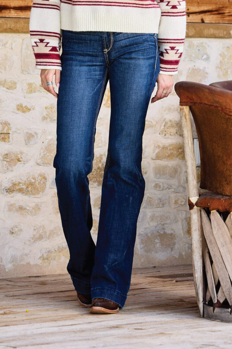 Slim Ella Wide Leg Jeans - 33