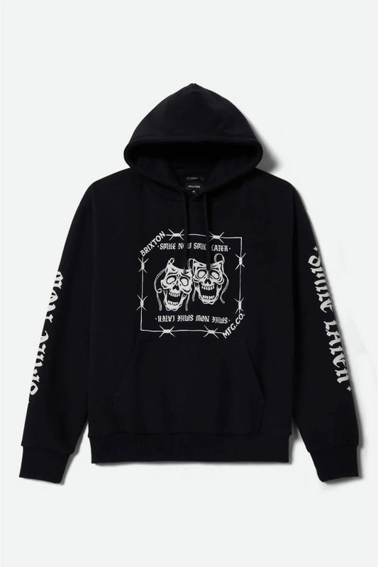 Smile Always Relaxed Hoodie - BLK