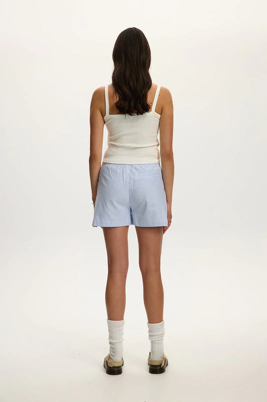 Solene Sexyback Tank - WHT