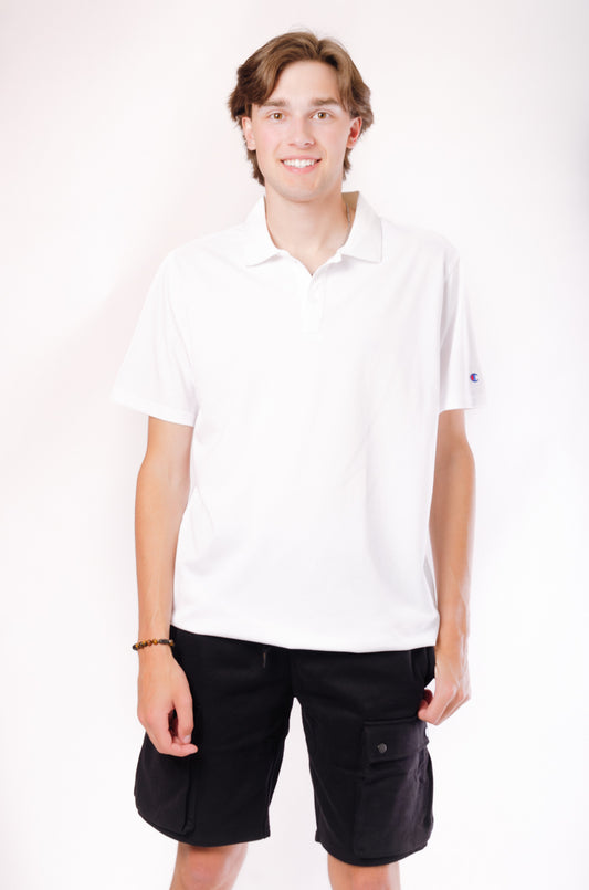 Solid Polo Shirt - White