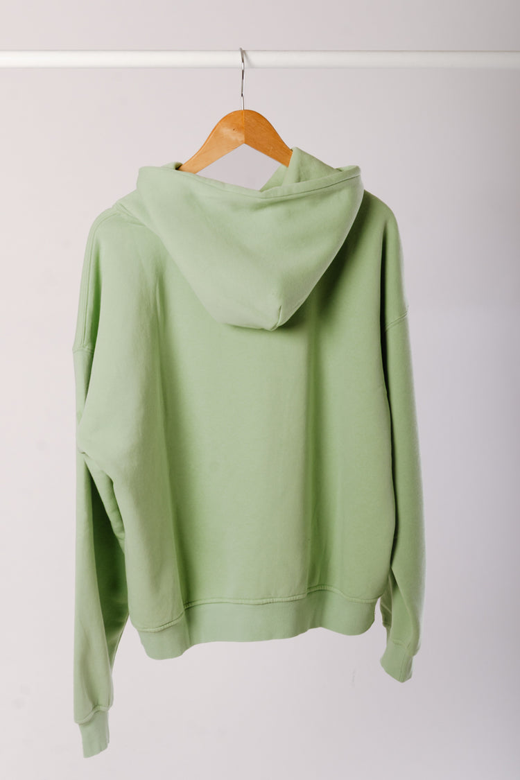 Solid Washed Hoodie - GRN