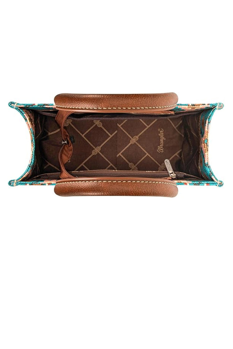 Southwest Crossbody Mini Tote - TUR