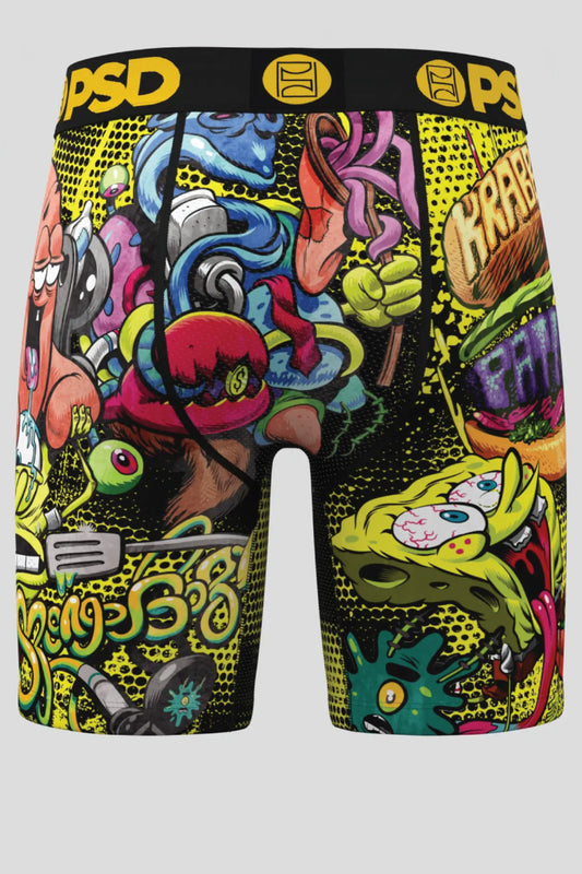 SpongeBob Squarepants Krabby Patty Boxer Brief - MUL