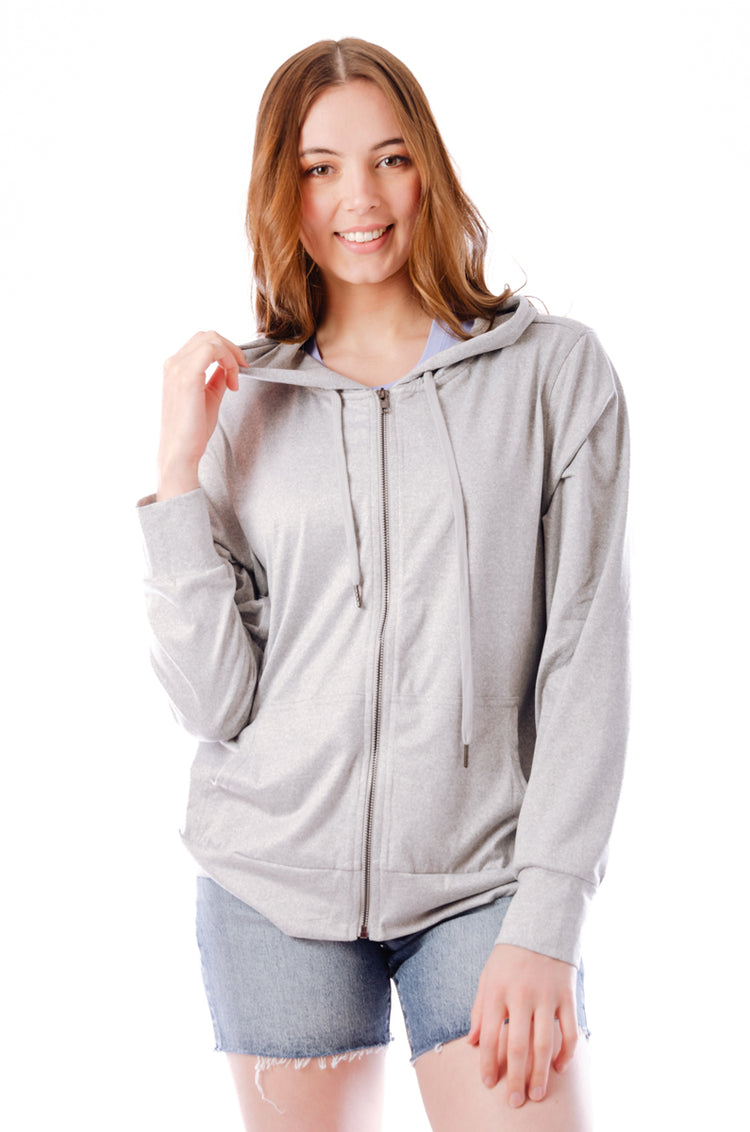 Sporty Zip Hoodie - HGR