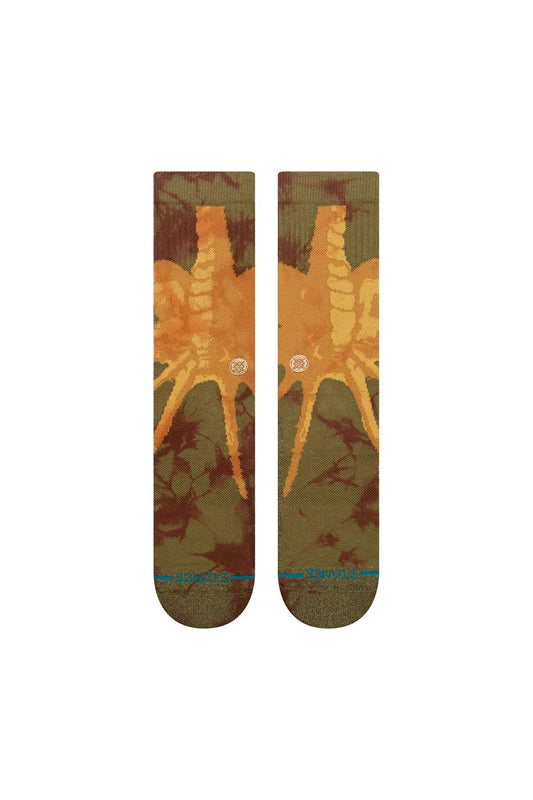 Alien x Stance Face Hugger Crew Sock - BRN