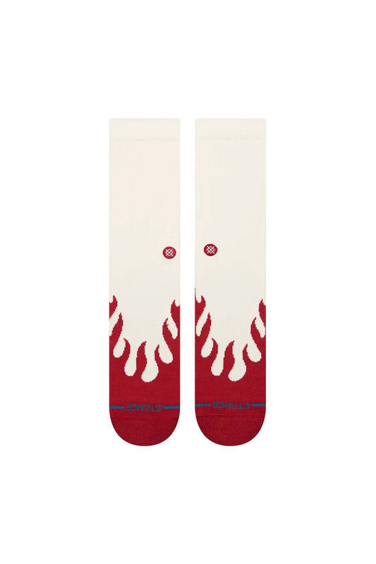 Heating Up Crew Sock - RED