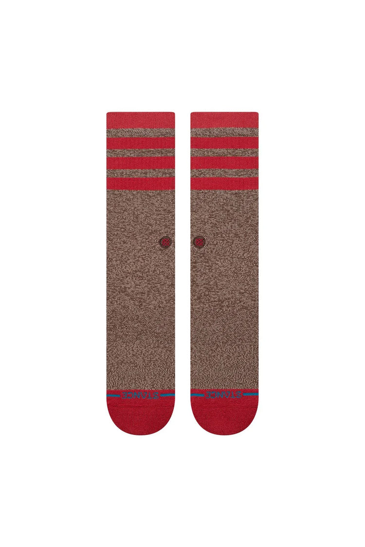 Sock Monkey Crew Sock - BRN