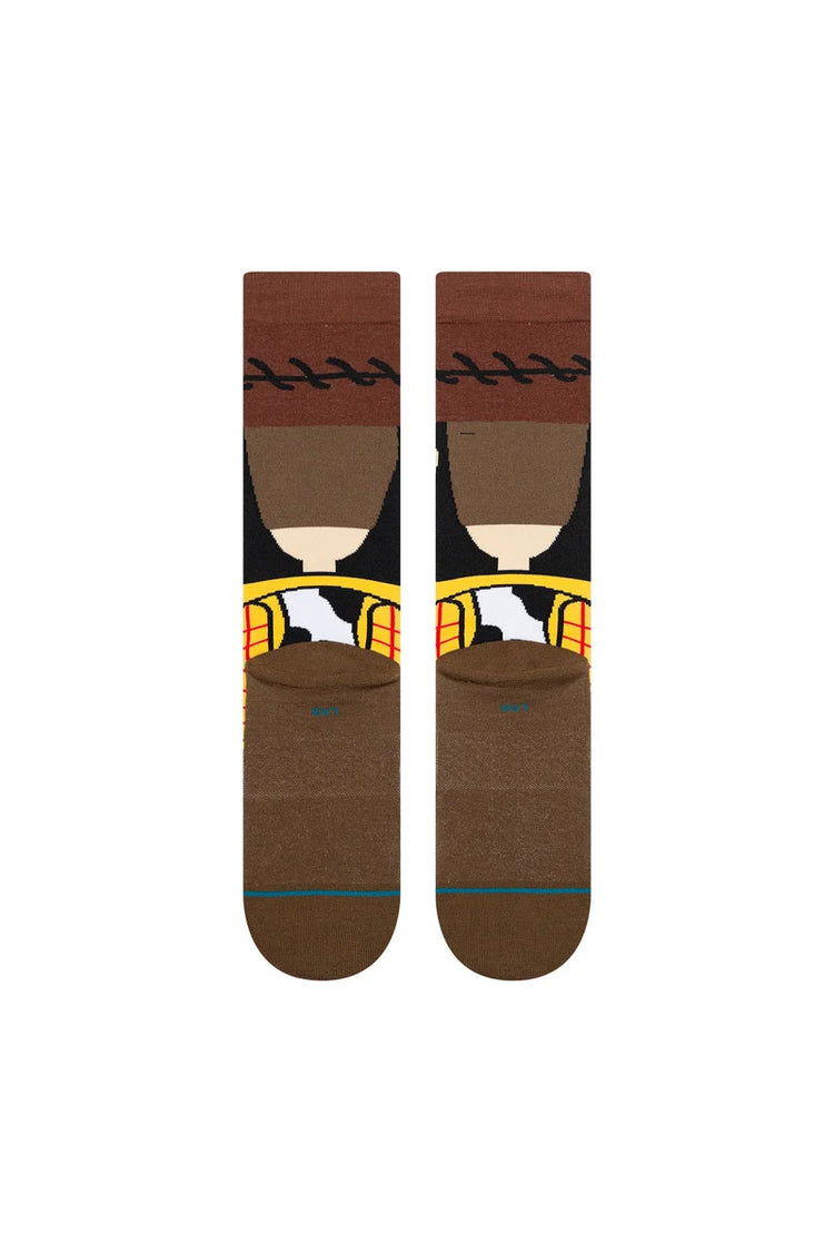 Toy Story x Stance Woody Crew Sock - BRN