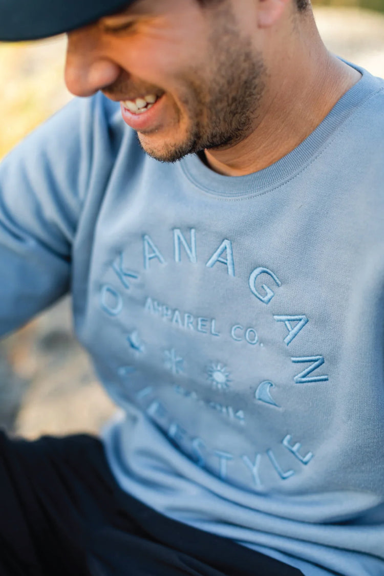 Unisex Steel Embroidered Community Crew - STE